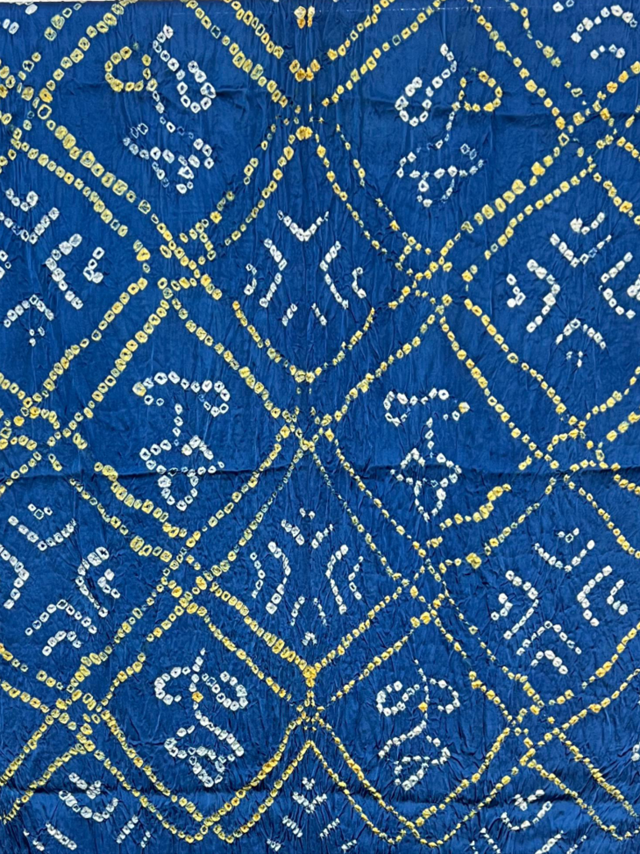 Modal Silk Barbhat Bandhej Barik bandhani With Zari Pallu Dupatta