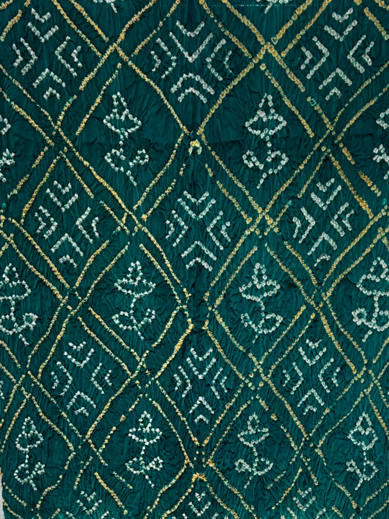 Modal Silk Barbhat Bandhej Barik bandhani With Zari Pallu Dupatta