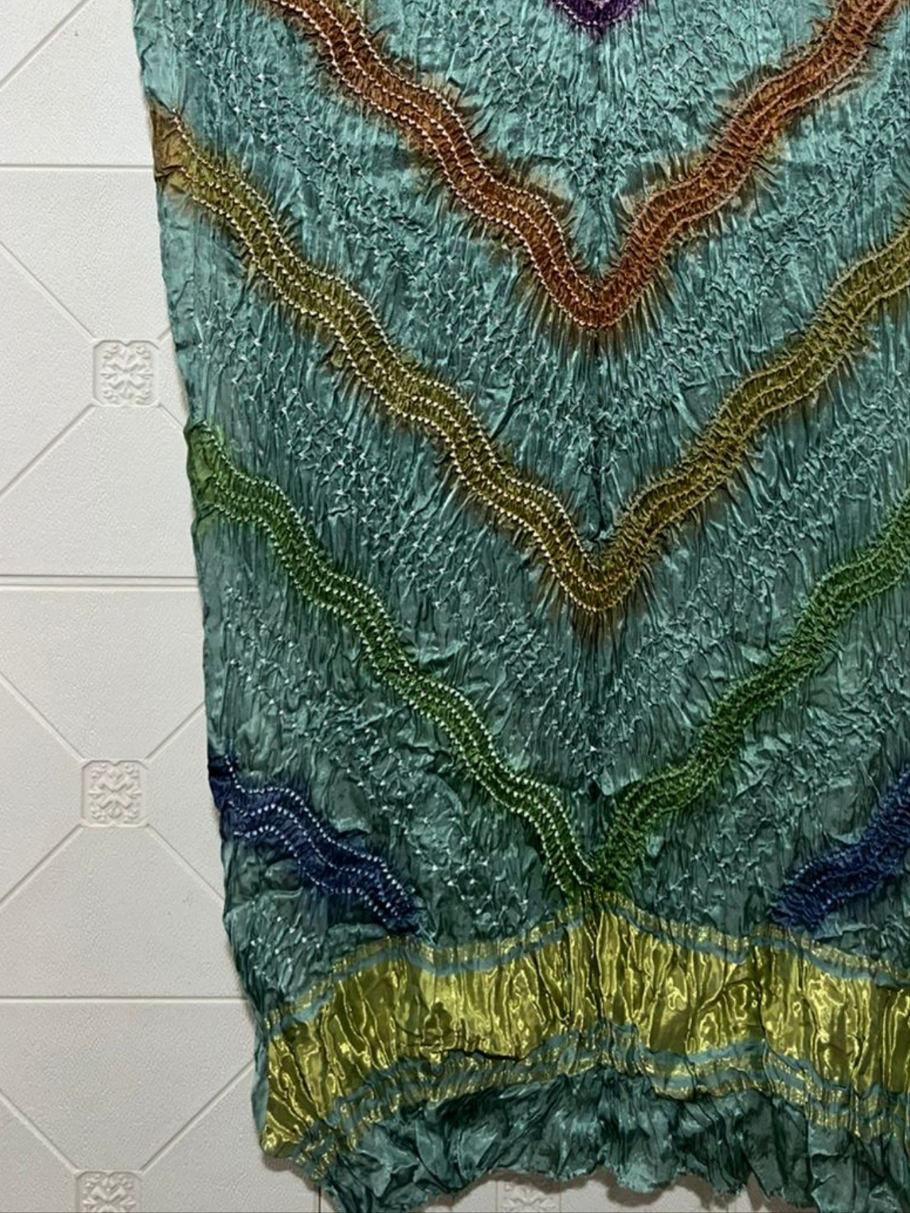 Modal Silk Bandhani And Malti Color Zari Pallu Dupatta