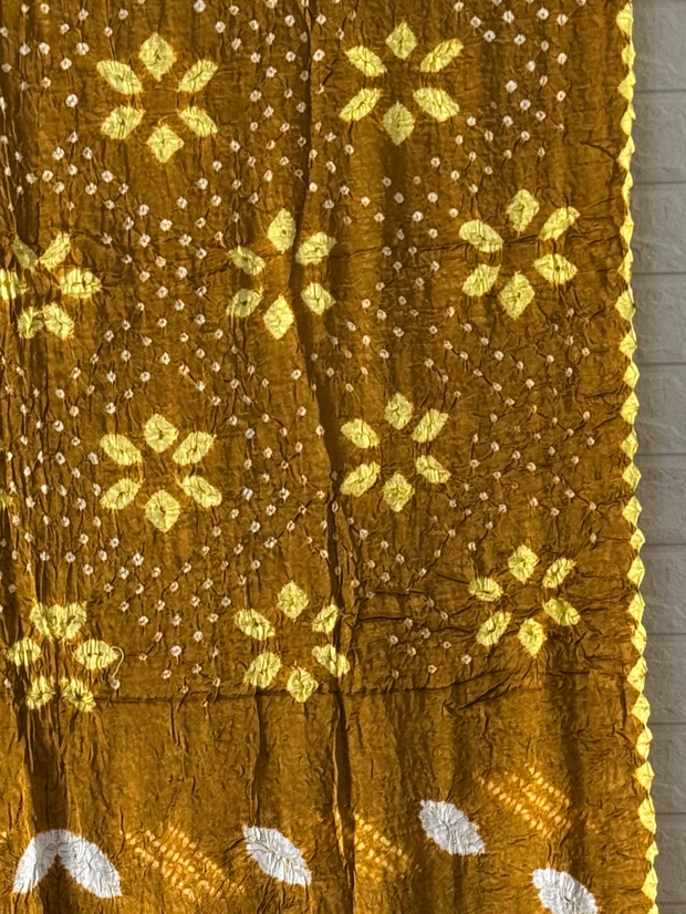modal silik saree shibori with bandhej