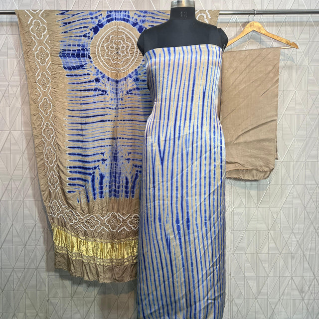 Modal Silk Tiy & Dye Bandhani dupatta 3 Pice suits