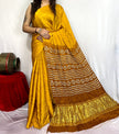 modal silk bandhani saree