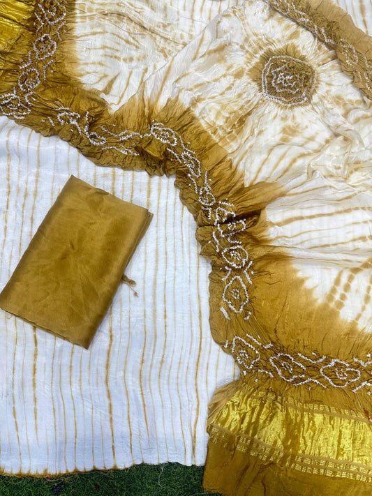 Modal Silk Tiy & Dye Bandhani dupatta 3 Pice suits