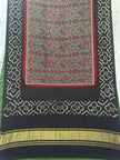 Modal silk ajrakh and bandhani dupatta screen print