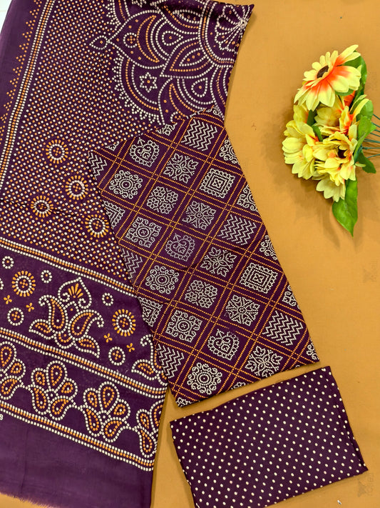 Riyon Barbhat DESIGN Bandhani Print 3-Piece Suit