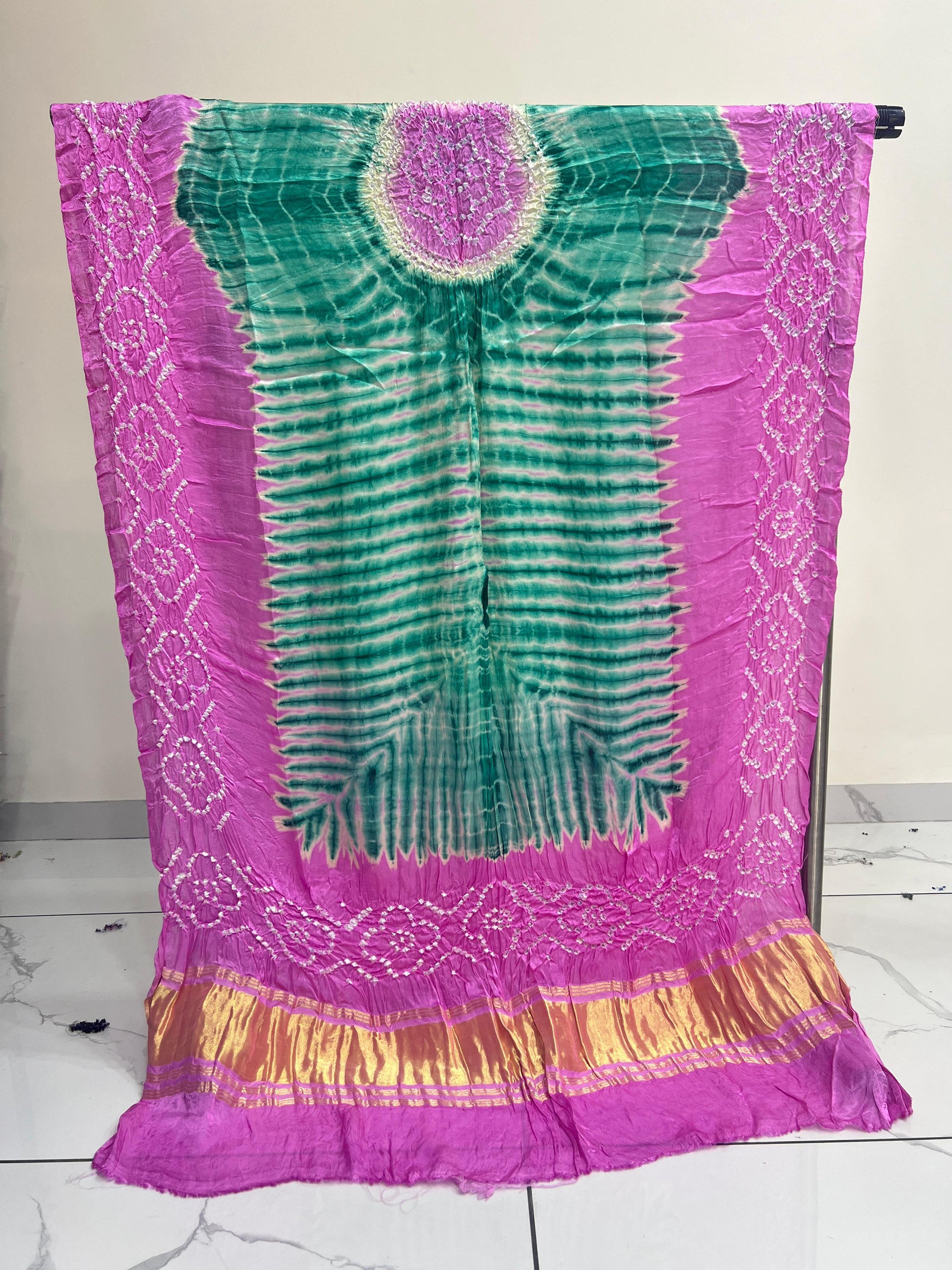 Modal Silk Tiy & Dye Bandhani dupatta 3 Pice suits