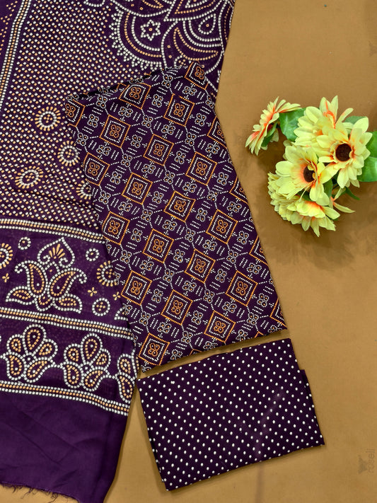 Riyon Barbhat DESIGN Bandhani Print 3-Piece Suit
