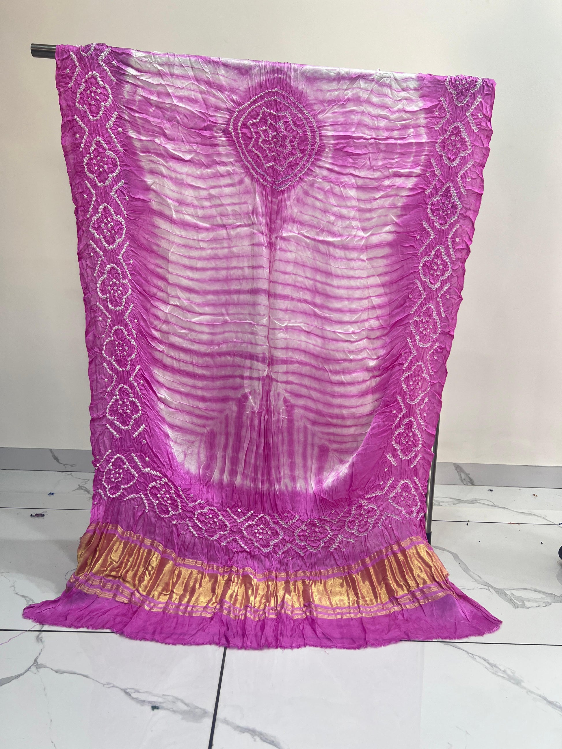 Modal Silk Tiy & Dye Bandhani dupatta 3 Pice suits