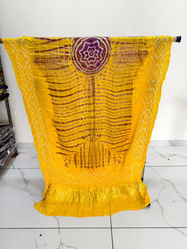 Modal Silk Tiy & Dye Bandhani dupatta 3 Pice suits