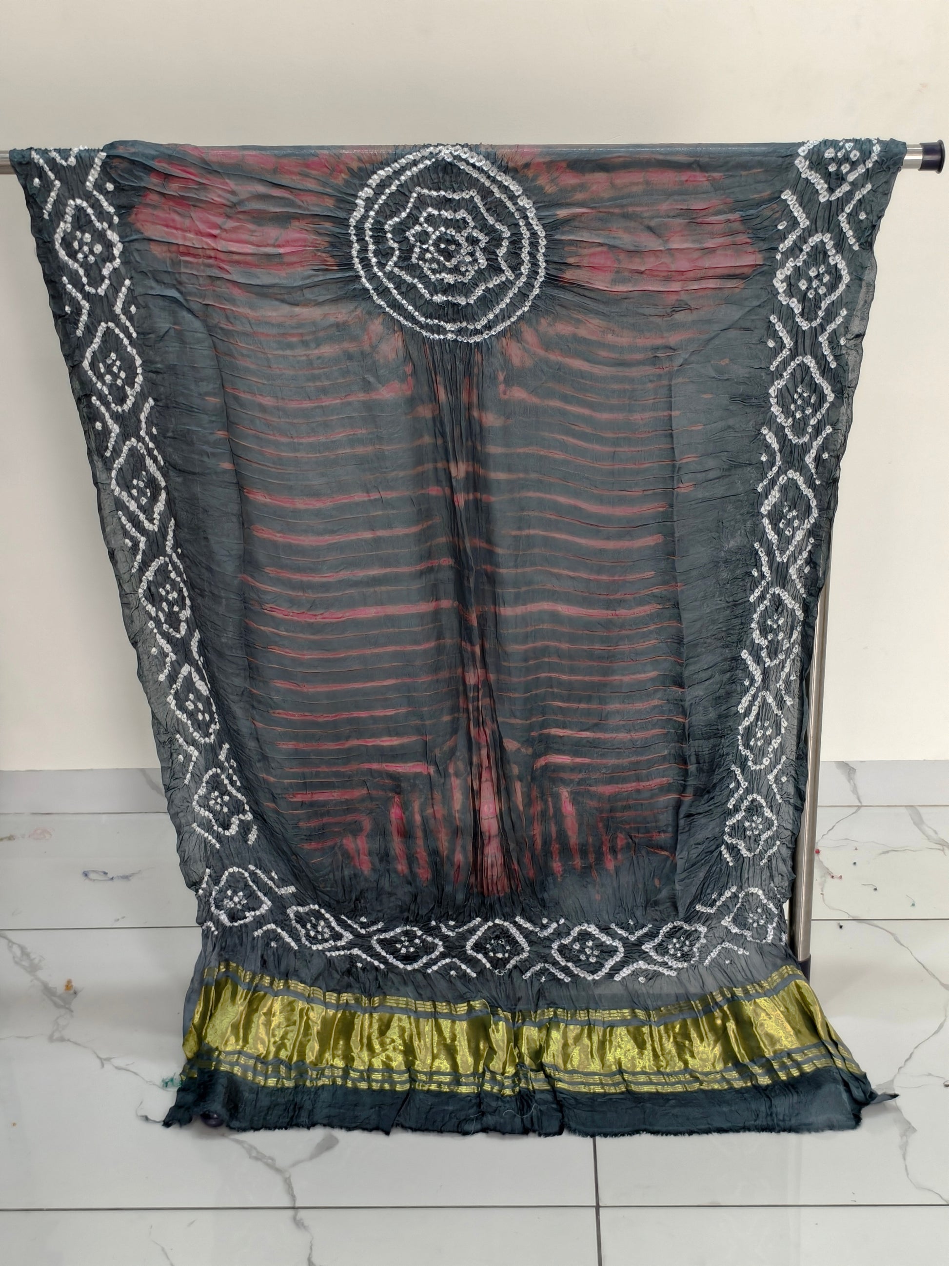 Modal Silk Tiy & Dye Bandhani dupatta 3 Pice suits