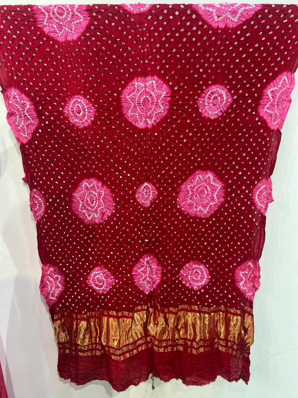 modal silk tiy dye & golti suit