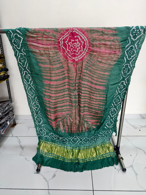 Modal Silk Tiy & Dye Bandhani dupatta 3 Pice suits