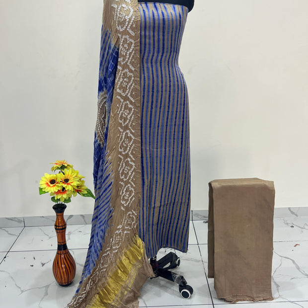 Modal Silk Tiy & Dye Bandhani dupatta 3 Pice suits