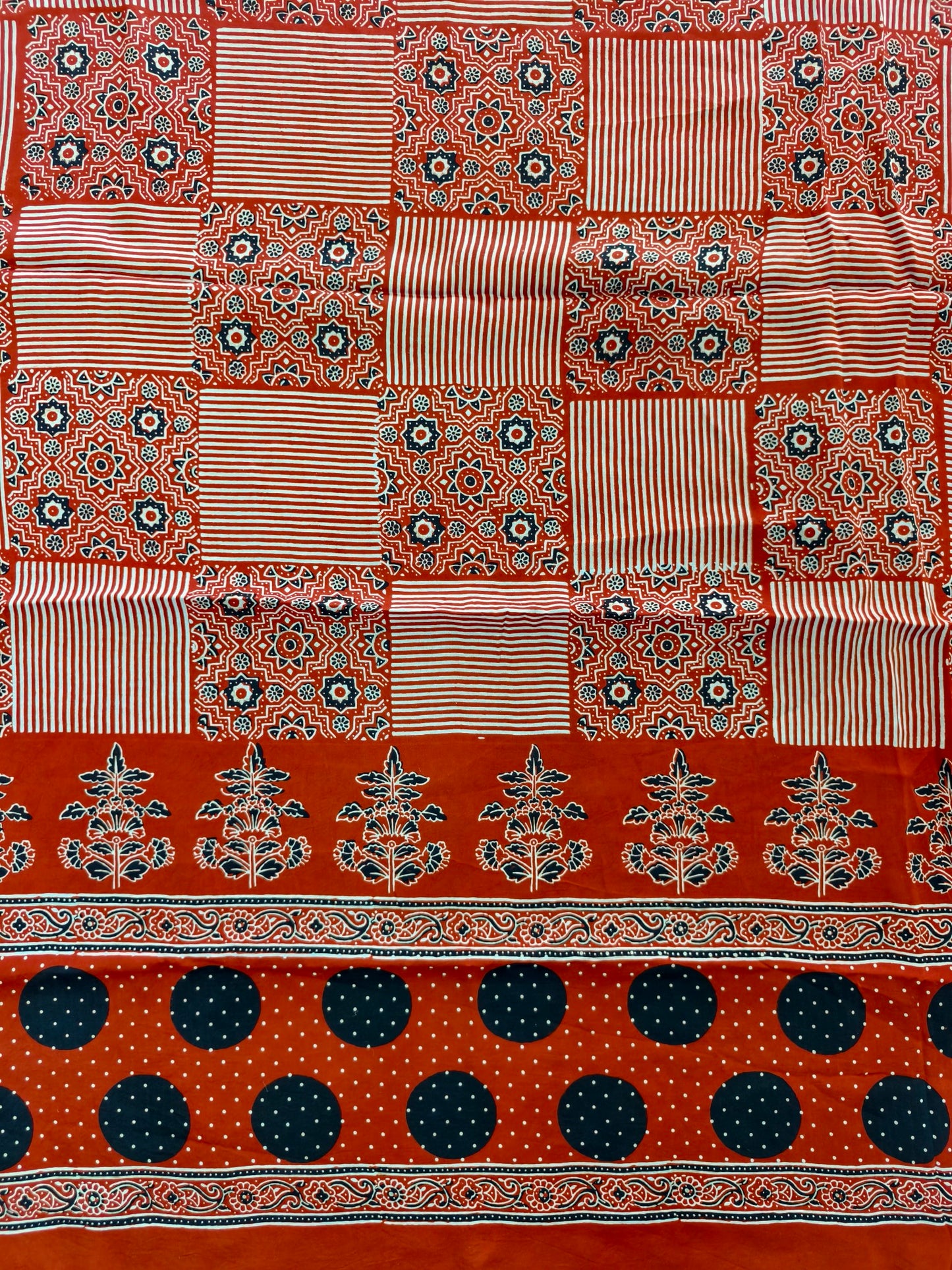 Modal Silk Rast Ajrakh Hand Block Print Suit with Neptol Dye & Zari Pallu Dupatta – Premium Designer Ethnic Wear