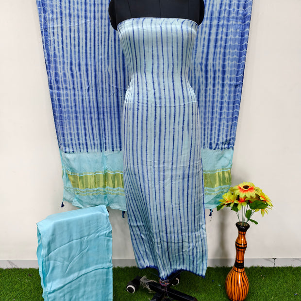 Modal Silk Tiy & Dye 3 Pice suit